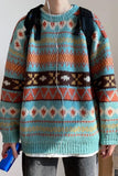 Chicmy-Graduation gift, Coachella Valley Music Festival Look,Loose Vintage Thick Knitted Sweater