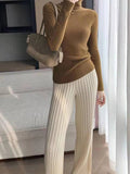 Chicmy-Casual Loose 6 Colors Knitting Wide Leg Pants