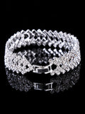 Chicmy-Statement Party Alloy Rhinestone Bracelet Accessories