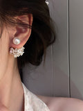 Chicmy-Original Zircon Beads Flower Earrings