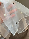 Chicmy-Sun-Protection Beaded See-Through Shawl&Scarf