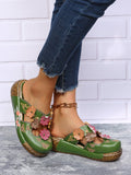 ChicmyVintage Floral Mules Clog Shoes
