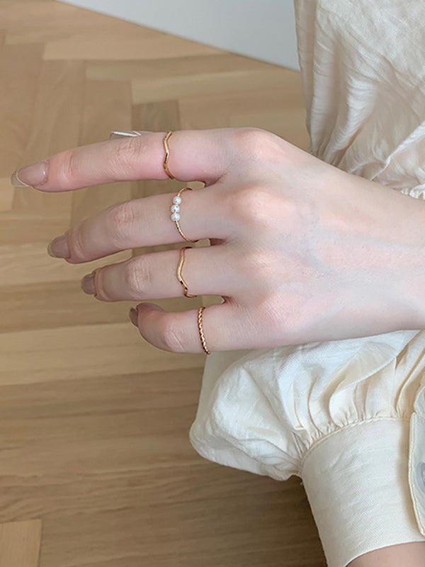 Chicmy-Simple Casual Chic Geometric Rings