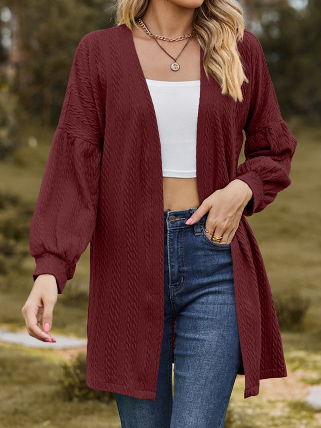 ChicmyLoose Plain Casual Others Kimono