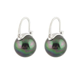 Chicmy-Black Pearl Earrings  Available in White Champagne Grey Gold and Black  Pearl Dangle Earrings