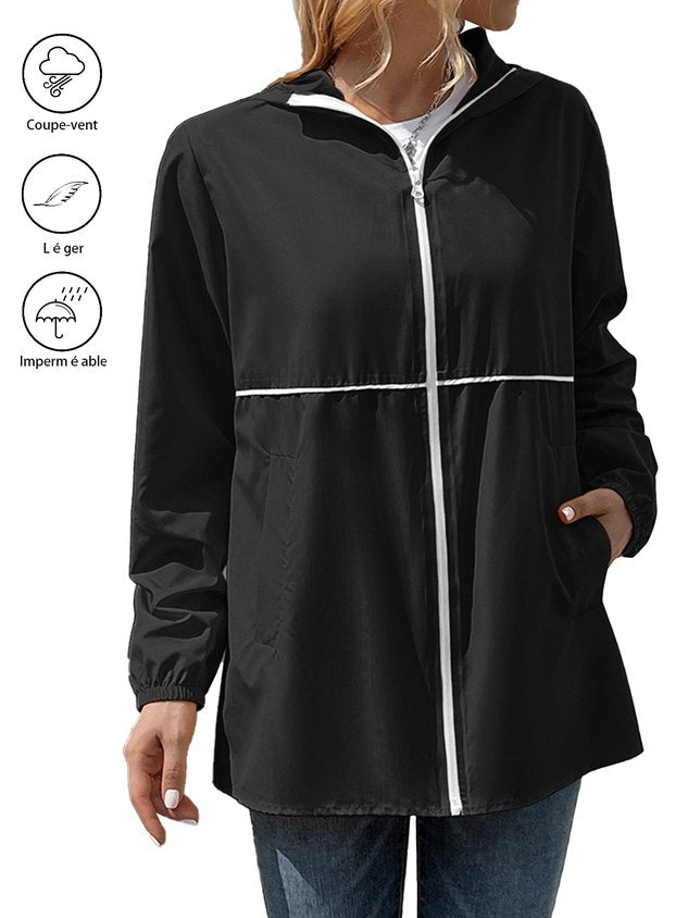 ChicmyCasual Shawl Collar water proof Jacket