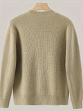 ChicMy-Fall Outfits -Valentine's Day gift Men's Casual Hollow Knitted Sweater For Fall Winter