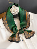 Chicmy-Urban Leopard Printed Silk Imitation Scarf