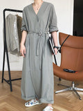 Chicmy-Original Empire Elasticity Wide Leg Jumpsuits