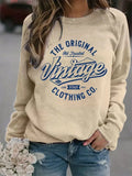 ChicmyLoose Casual Crew Neck Sweatshirt