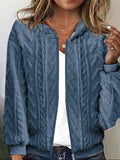 ChicmyFluff/Granular Fleece Fabric Casual Teddy Jacket