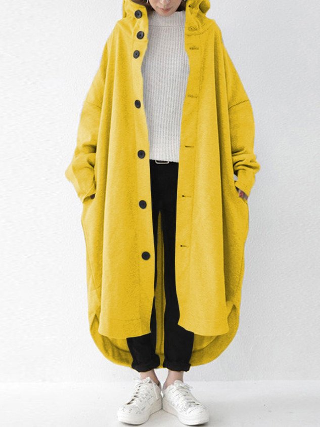 ChicmyCasual Loose Hoodie Trench Coat