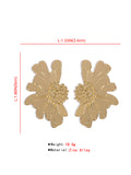 Chicmy-Vintage Alloy Flower Earrings