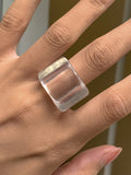 Chicmy-Original Stylish Resin 8 Colors Geometric Ring