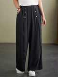 ChicmyPlain Loose Casual Pants