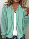 ChicmyKnitted Loose Striped Casual Jacket