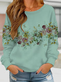 ChicmyCasual Floral Sweatshirt
