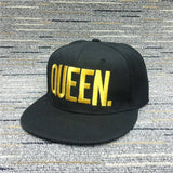 Chicmy-1PC KING QUEEN Embroidered Caps Lover Men Women