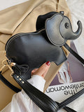 Chicmy-PU Elephant Shape Shoulder Bag Handbag