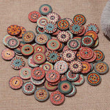 Chicmy-About 100Pcs Multi-Color Round Buttons