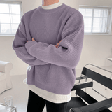 Chicmy-Korean style, Korean men's outfit, minimalist style, street fashion No. 3206 KNITTED SWEATER