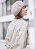 Chicmy-Personality Striped&Plaid Beret Hat