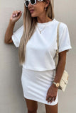 CHICMY-Women's Spring and Summer Outfits, Casual and Fashionable L.A. Lifestyle Cotton Blend Casual Dress