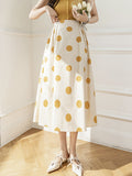 Chicmy-Polka-Dot Loose Skirts Bottoms