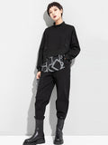 Chicmy-Original Split-Joint False Two Sweatshirt Tops