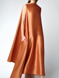 Chicmy-Loose Sleeveless Solid Color Round-Neck Maxi Dresses