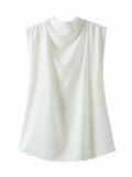 Chicmy-Original Simple Casual Chic Solid Color Vest Top