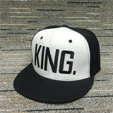 Chicmy-1PC KING QUEEN Embroidered Caps Lover Men Women