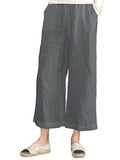 ChicmyWomen Solid Casual Linen Nights Pants