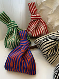 Chicmy-Striped Woven Handbag Bags Accessories