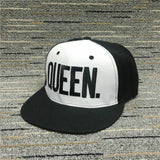 Chicmy-1PC KING QUEEN Embroidered Caps Lover Men Women