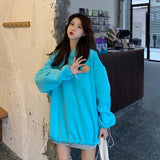 Chicmy Oversized Hoodie Couple Outfits Sweatshirt Kpop Loose Womens Clothing Cute Bear Fashion Hoodies Warm Female Jackets Sweat Femme