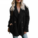 Chicmy Teddy Coat Women Faux Fur Coats Long Sleeve Fluffy Fur Jackets Winter Warm Female Jacket Oversized Women Casual Winter Coat 2023