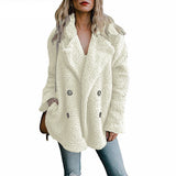 Chicmy Teddy Coat Women Faux Fur Coats Long Sleeve Fluffy Fur Jackets Winter Warm Female Jacket Oversized Women Casual Winter Coat 2023