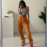 Chicmy New Jogging Sweatpants Women Hippie Harajuku Streetwear Oversize Y2K Pants Print Baggy Wide Leg Pants Of Female