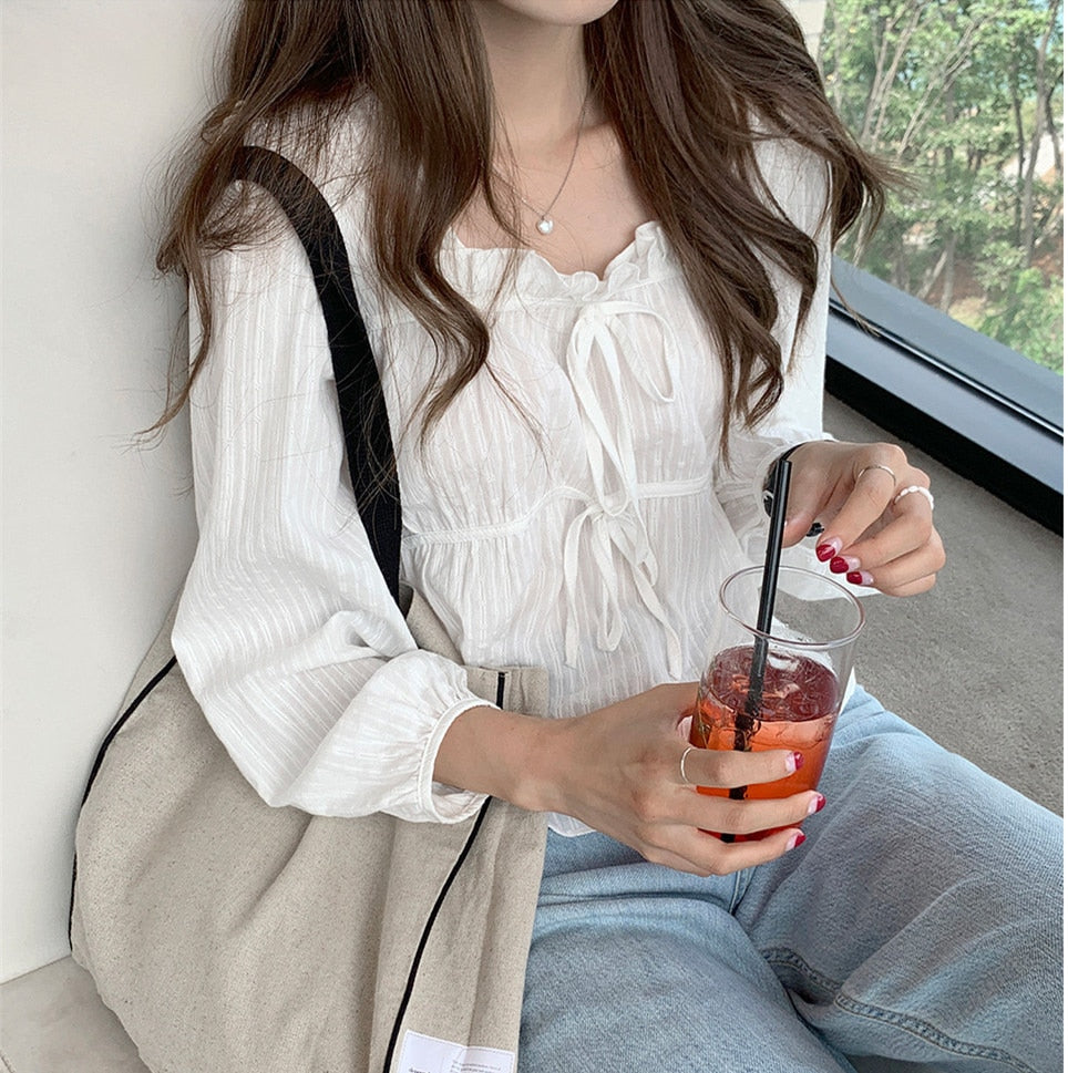 Chicmy Embroidery Lace Spring Femme Shirt Casual White Tops Girls Blouse Women Long Sleeve Linen Cotton New Women Blouses Femme