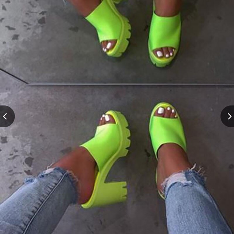 Christmas Gift Chicmy Slippers Womens Non Slip High Heel Ladies Fashion Sandals Female Casual Summer Shoes Women's Sandalias
