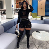 Christmas Gift High Waist See-Through Zip Up Bodycon Pencil Pants Summer Women Fashion Streetwear Casual Trousers Club