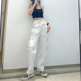Chicmy High Waist Jeans Woman Wide Leg Denim Boyfriend Streetwear Clothing Quality Fashion Harajuku Pocket Straight Pants