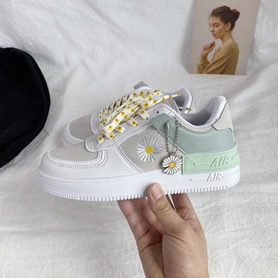 Christmas Gift Chicmy New Fashion Summer Increased Outdoor Small White Women Flats Shoes Macarons Color Comfortable Breathable Sneakers