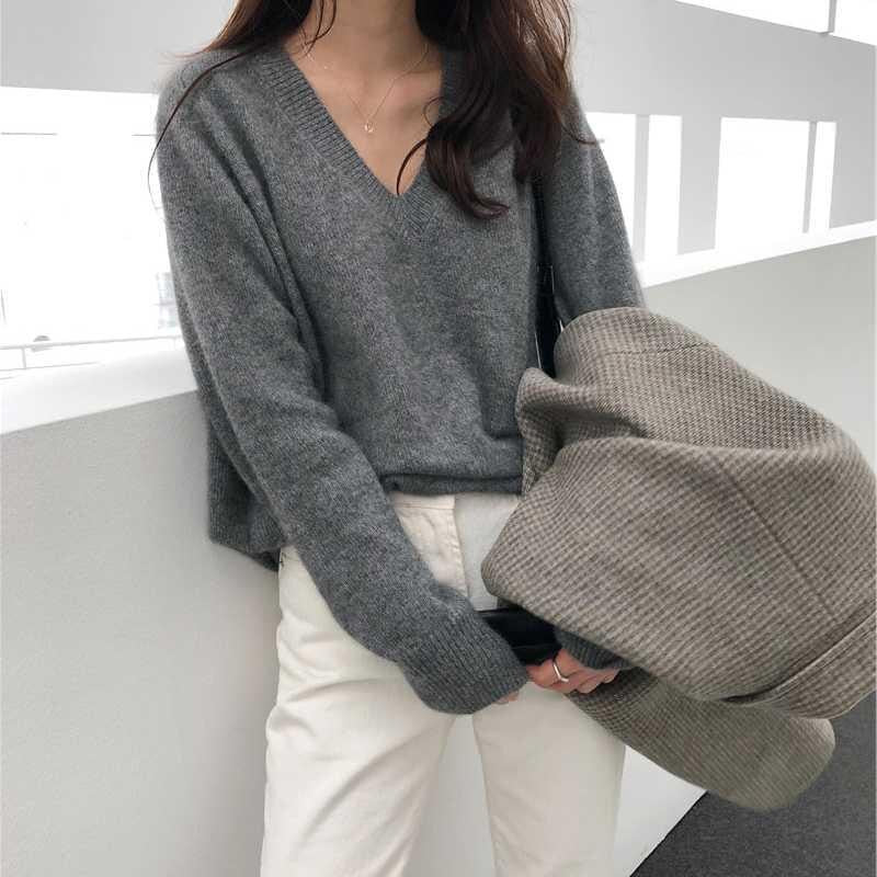 Chicmy Women Sweater Pullover Female Knitting Overszie Long Sleeve Loose Elegant Knitted Thick Outerwear Womens Winter Sweaters