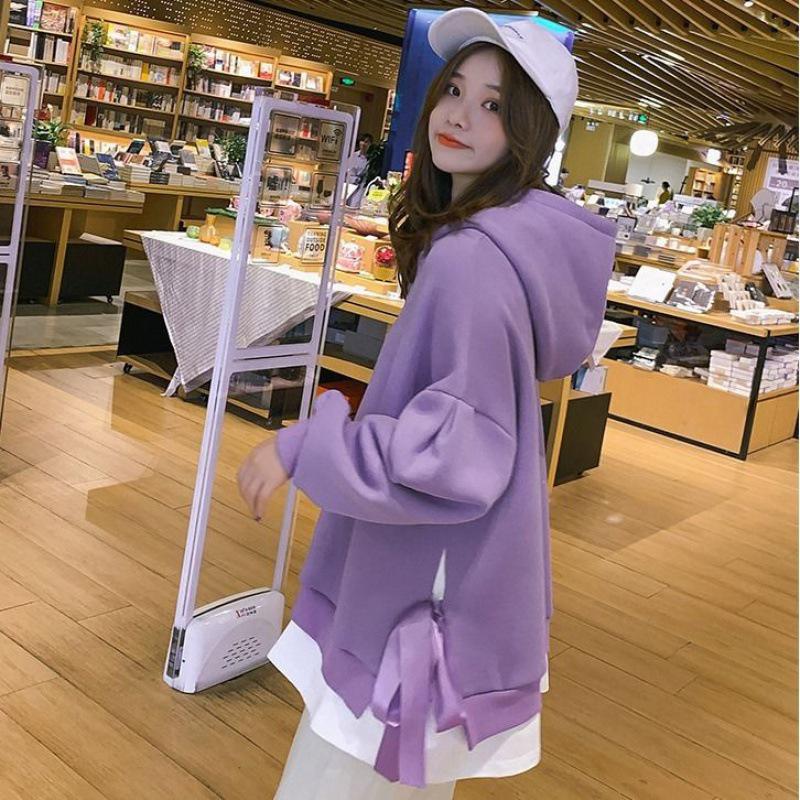 Chicmy Oversized Ulzzang Hoodie Pullover 2023 Spring New Trendy Solid Color Clothing Tops For Women Full Sleeves Harajuku Sweatshirts