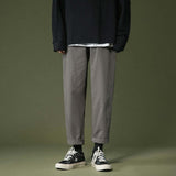 Chicmy-Korean style, Korean men's outfit, minimalist style, street fashion No. 5152 JAPANESE CASUAL STRAIGHT PANTS