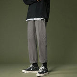 Chicmy-Korean style, Korean men's outfit, minimalist style, street fashion No. 5152 JAPANESE CASUAL STRAIGHT PANTS