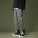 Chicmy-Korean style, Korean men's outfit, minimalist style, street fashion No. 5152 JAPANESE CASUAL STRAIGHT PANTS