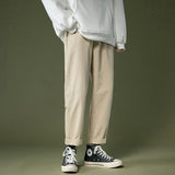 Chicmy-Korean style, Korean men's outfit, minimalist style, street fashion No. 5152 JAPANESE CASUAL STRAIGHT PANTS